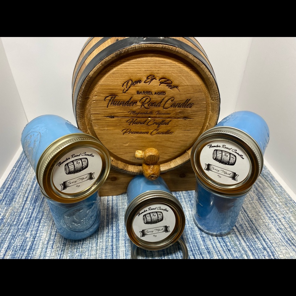 Hand Poured 100% Soy Candles 6 oz Butt Naked Scent. Scent Very Clean Fruity